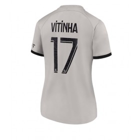 Damen Fußballbekleidung Paris Saint-Germain Vitinha Ferreira #17 Auswärtstrikot 2022-23 Kurzarm